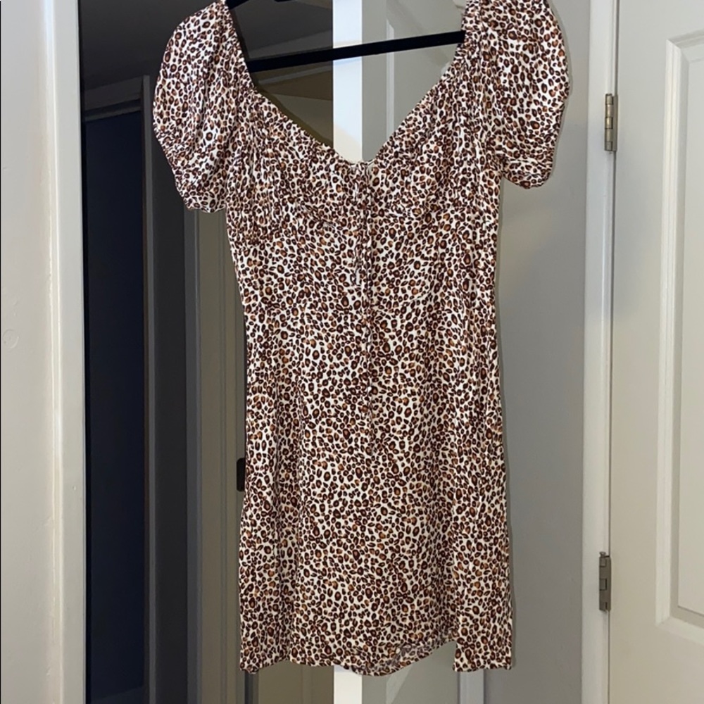 Cheetah print dress